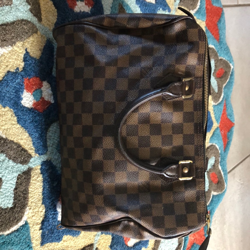 Damier Ebene Luitton Vuitton Speedy